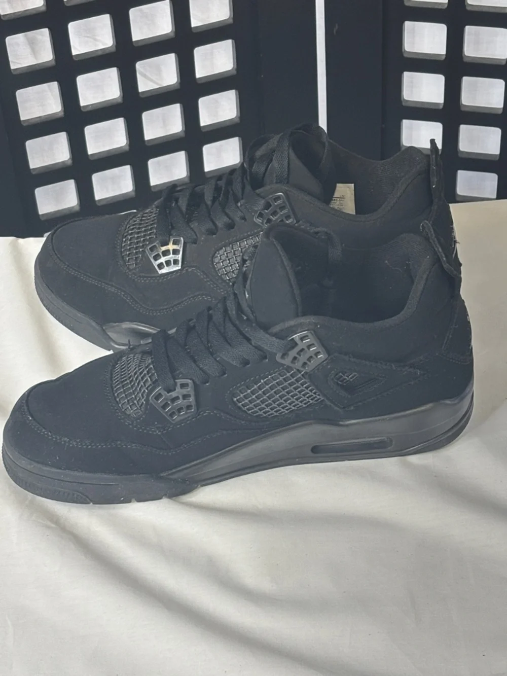 🖤 Nike Air Jordan Retro Black Cat Men's 8.5 405452-010 All Black Sneakers 🖤 - Picture 11 of 12